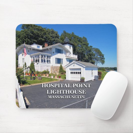 Krankenhaus Point Lighthouse, Massachusetts Mousepad (Mit Mouse)