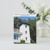 Krankenhaus Point Lighthouse, Massachusetts Postkarte (Stehend Vorderseite)