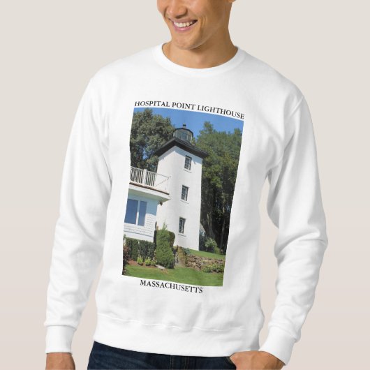 Krankenhaus Point Lighthouse, Massachusetts Sweatshirt (Vorderseite)