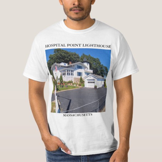 Krankenhaus Point Lighthouse, Massachusetts T-Shirt (Vorderseite)