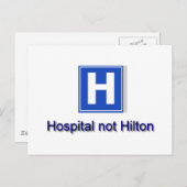 Krankenhaus Postkarte (Vorne/Hinten)