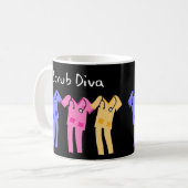 Krankenhaus scheuert Träger-Geschenke Kaffeetasse (Vorderseite Links)
