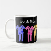 Krankenhaus scheuert Träger-Geschenke Kaffeetasse (Links)