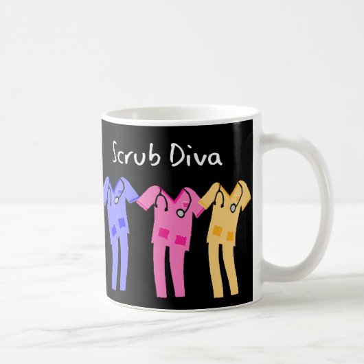 Krankenhaus scheuert Träger-Geschenke Kaffeetasse (Rechts)