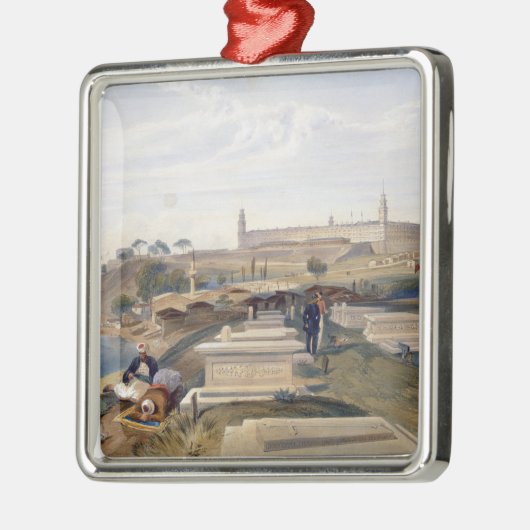 Krankenhaus und Friedhof, Scutari, Platte 'vom Se Silbernes Ornament (Links)