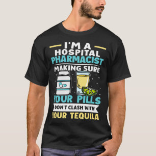 Krankenhausapotheker Pillen Kämpfen Sie nicht mit T-Shirt