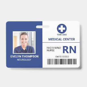 Krankenhausärztlicher Mitarbeiter Registered Nurse Ausweis