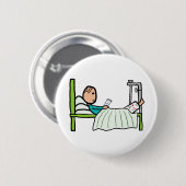 Krankenhausbett Button (Vorne & Hinten)