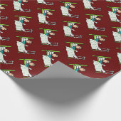 Krankenhausbett Geschenkpapier (Ecke)