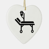 Krankenhausbett Keramik Ornament (Rechts)