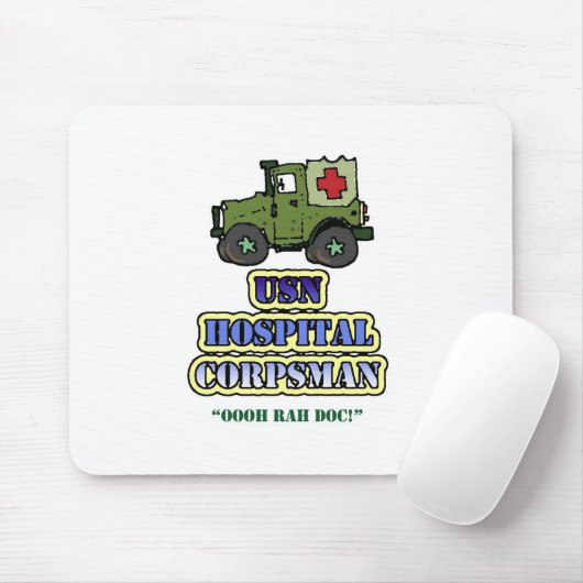 KrankenhausCorpsman Mousepad (Mit Mouse)