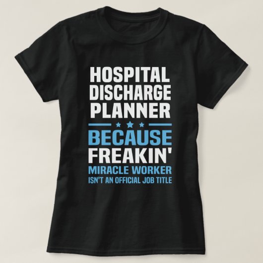 Krankenhausentsorgungsplaner T-Shirt (Design vorne)
