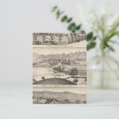 Krankenhäuser, Residenzen Postkarte (Stehend Vorderseite)