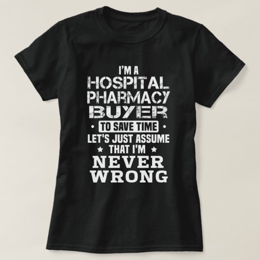 Krankenhauskäufer T-Shirt (Design vorne)