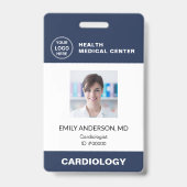 Krankenhausklinik-Arzt-Mitarbeiter-QR-Code-ID-Ausw Ausweis (Vorderseite)
