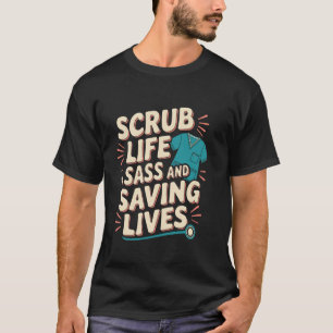 Krankenhausleben Frechheit und Leben retten Krank T-Shirt