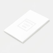 Krankenhauslogo Arzt Post-it Klebezettel (angewinkelt)