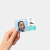 Krankenhausmitarbeiter Großes Foto Abzeichen mit B Ausweis (Handheld)