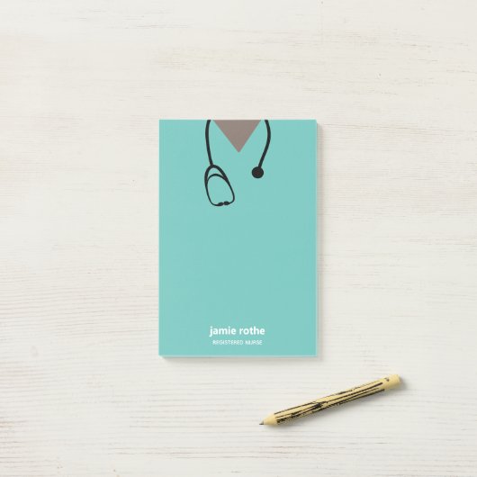 Krankenhausspital Scrubs American Business Ca Post-it Klebezettel (Auf Schreibtisch)