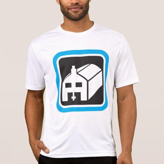 Krankenhausstall - Symbol für Minimalistische Gesu T-Shirt (Vorderseite)