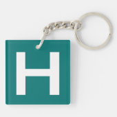 Krankenhausstraßenschutzeinrichtung Schlüsselanhänger (Rückseite)