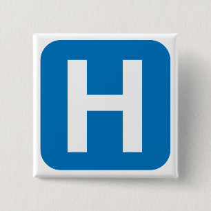Krankenhaussymbol Button