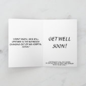 "Krankenhausvorschriften" Karte (Innenseite)