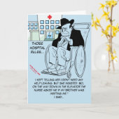 "Krankenhausvorschriften" Karte (Gelbe Blume)