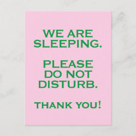 Krankenhauszimmer stören nicht postkarte