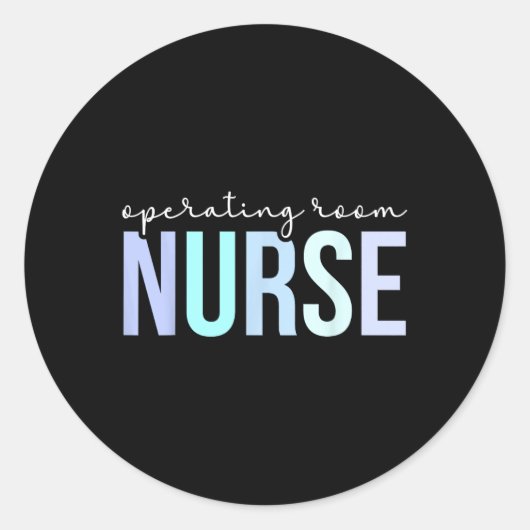 Krankenkassen und Krankenschwestern Runder Aufkleber (Vorderseite)