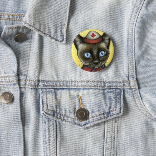 Krankenkatze Button (Beispiel)