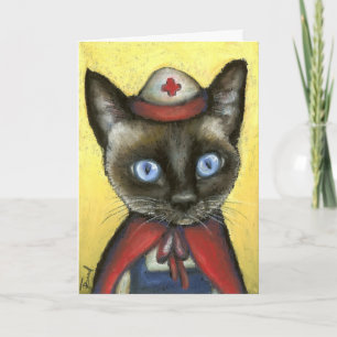 Krankenkatze Karte