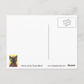 Krankenkatze Postkarte (Rückseite)