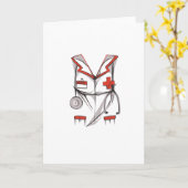 Krankenkostüm Karte (Gelbe Blume)