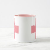 Krankenkreuz mit benutzerdefinierten Farben Tasse (Zentrum)