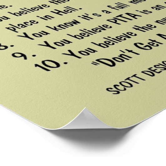 Krankenpflege 2 Poster (Ecke)