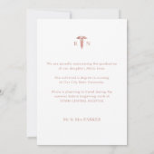 Krankenpflege Abschluss Foto Rose Gold Glitzer (Rückseite)