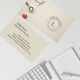 Krankenpflege Ärztin Krankenversicherungskarte Visitenkarte