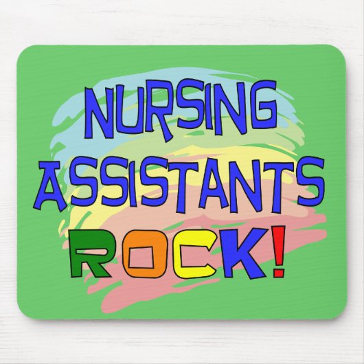 Krankenpflege-Assistenten FELSEN Mousepad (Vorne)