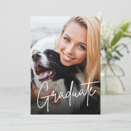 Krankenpflege Bachelor of Science Graduate Custom  Ankündigung (Stehend Vorderseite)