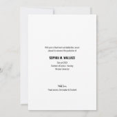 Krankenpflege Bachelor of Science Graduate Custom Ankündigung (Rückseite)