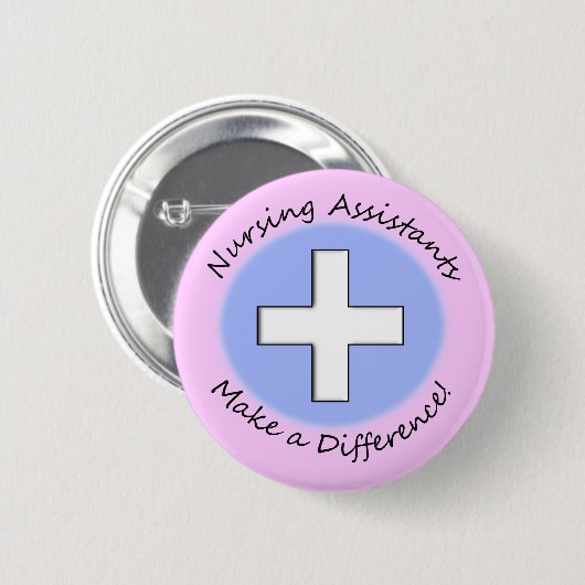 Krankenpflege-behilfliche Geschenke ", die Button (Vorne & Hinten)