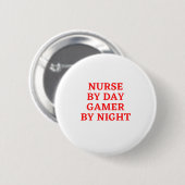 Krankenpflege bei Tagesspiel nach Nacht Button (Vorne & Hinten)