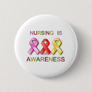 KRANKENPFLEGE-BEWUSSTSEIN BUTTON