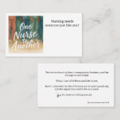 Krankenpflege braucht jemanden wie Sie die Karte n (Vorne/Hinten)