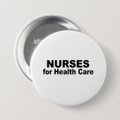Krankenpflege Button (Vorne & Hinten)