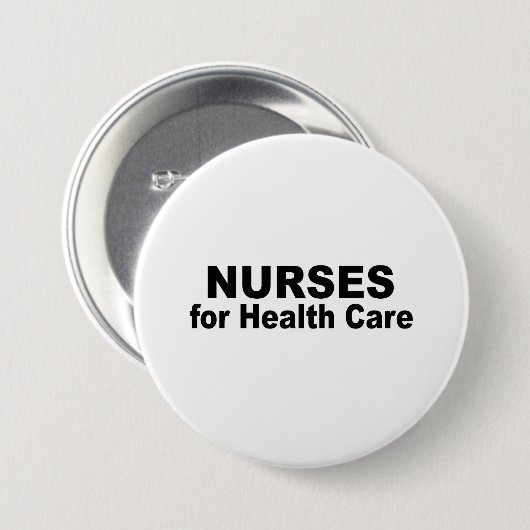 Krankenpflege Button (Vorne & Hinten)