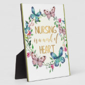 Krankenpflege Dankeschön Geschenkangebot Fotoplatte (Seite)