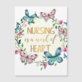 Krankenpflege Dankeschön Geschenkangebot Magnetkarte (Vorderseite)