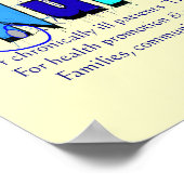 "Krankenpflege" Definition Art - Bereit zum Framin Poster (Ecke)